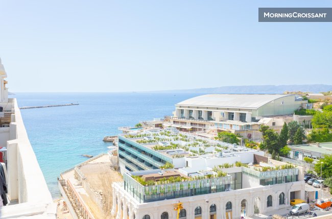 T2 Catalans clim terrasse vue mer