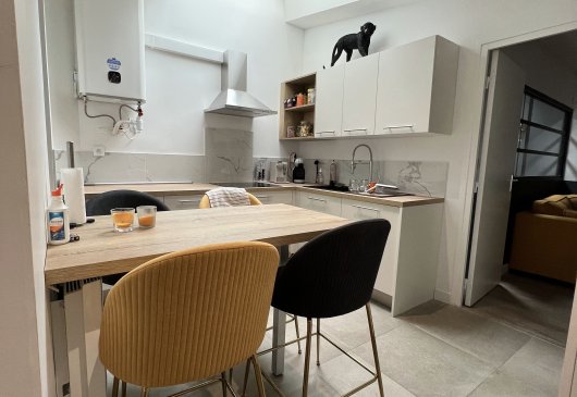 Appart chambre avec coworking