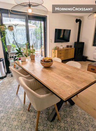 Appartement de 2 chambres jardin