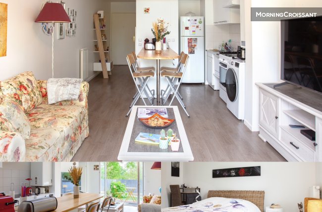 F2 proche Paris parking gratuit