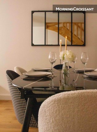 Triplex cosy avec cour et terrasse
