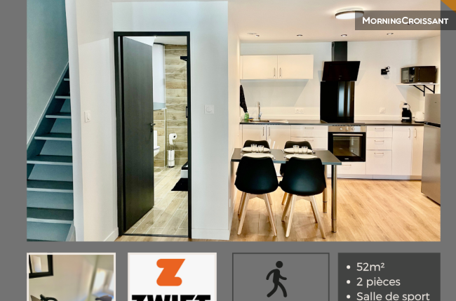 Duplex F2 neuf hyper centre