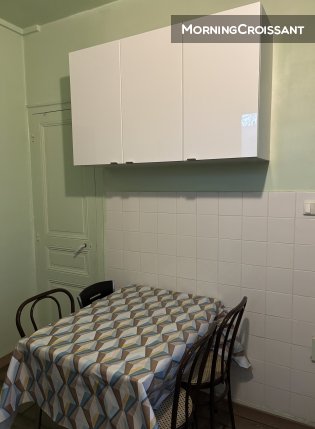 Chatou chambre turquoise avec sdb