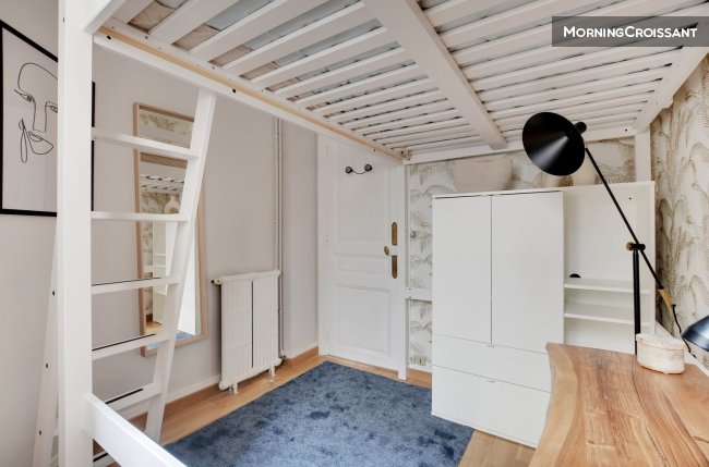 Chambre de 9 m² à Paris- PA109