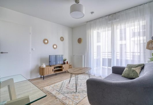2 pièces meublé et équipé