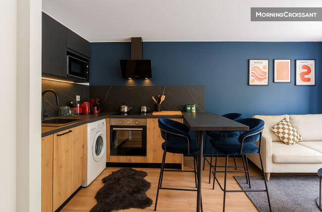 Appart 1 chambre + parking privé