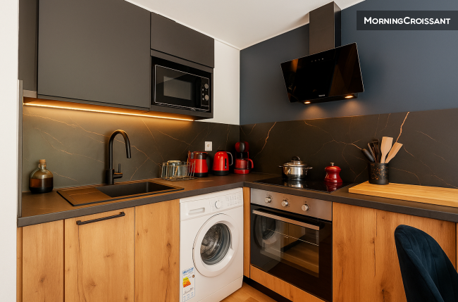 Appart 1 chambre + parking privé