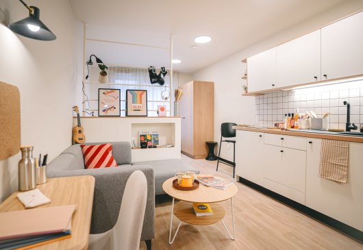 Studio meublé résidence coliving