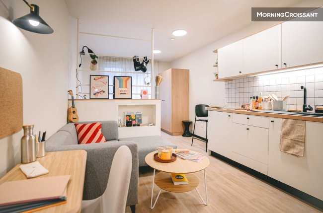Studio meublé résidence coliving