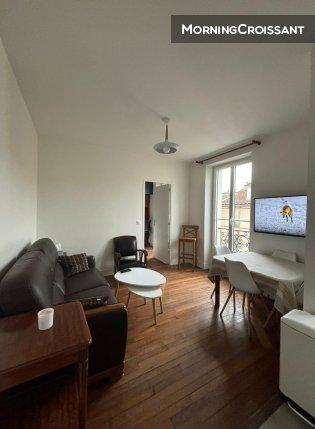 2 pièces Paris 12 courte durée