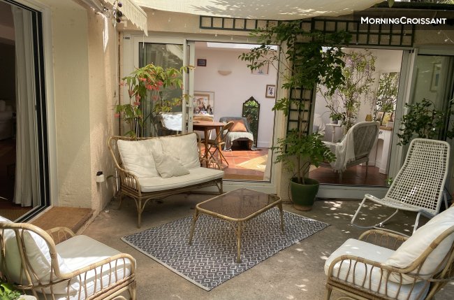 Toulon T3 meublé jardin 100m plage