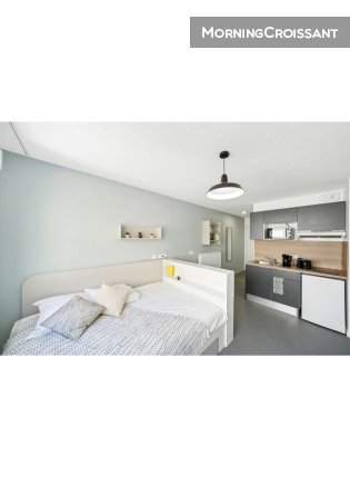 Studio lit double en résidence