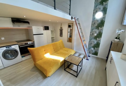 Studio avec Mezzanine refait à neuf