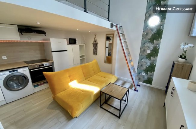 Studio avec Mezzanine refait à neuf