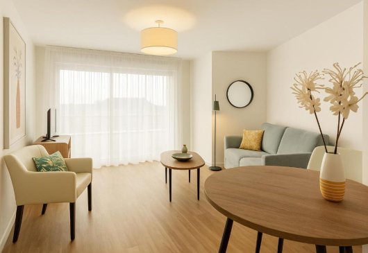 Appartement équipé en résidence