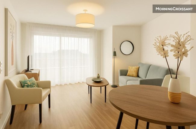 Appartement équipé en résidence