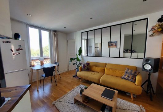 36m² charmant meublé 18e (3-6 mois)