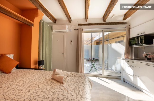 Studio avec terrasse - Bas Gambetta