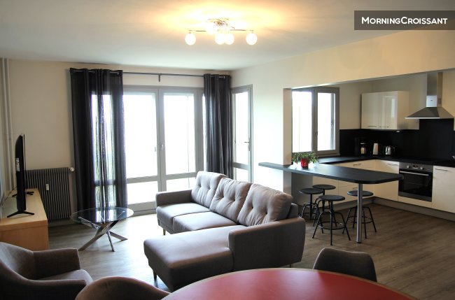 T3 meublé, centre ville, belle vue