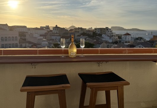 Malmousque : Magnifique vue mer