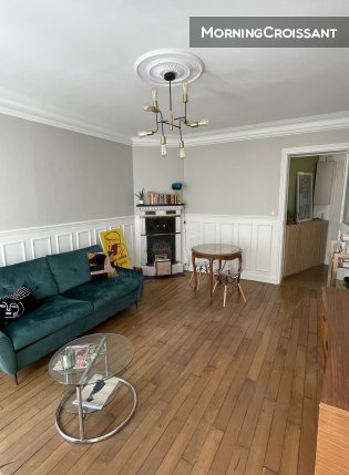 Meublé, 48m2,  quartier Louis Blanc