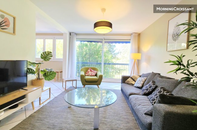 T3 Croix Rousse Balcon Parking