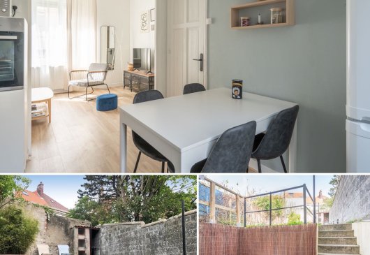 Charmante maison meublée jardin