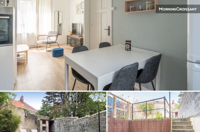 Charmante maison meublée jardin