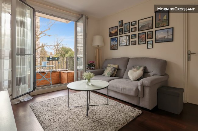 3P meublé Saint-Cloud – Balcon