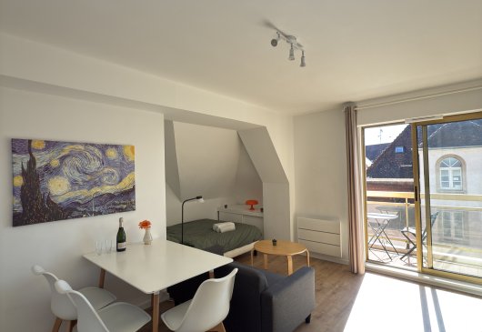 Grand studio avec balcon Roberstau