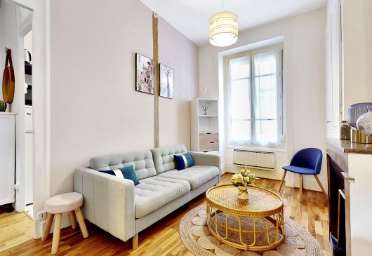 T2 Location meublée au mois Lyon 6