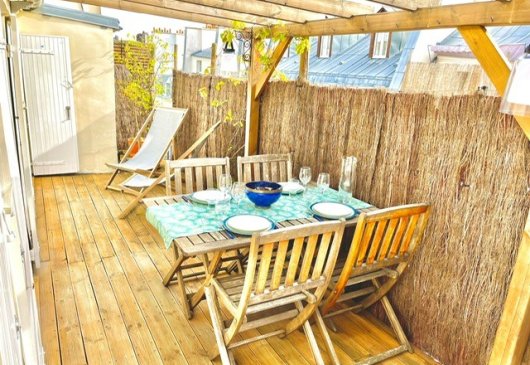 4 Pers avec terrasse Paris Centre