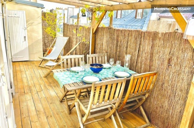 4 Pers avec terrasse Paris Centre