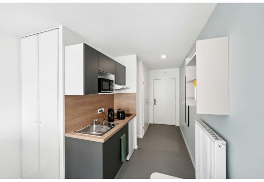 Studio lit simple en résidence