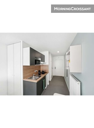 Studio lit simple en résidence