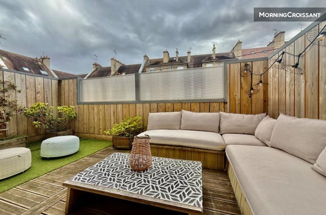 T2 meublé tout équipé avec terrasse