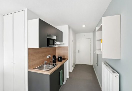 Studio lit simple en résidence