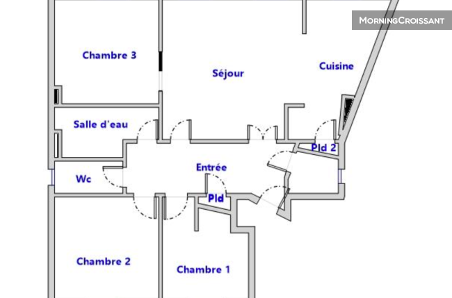 Appartement lumineux au coeur Bécon
