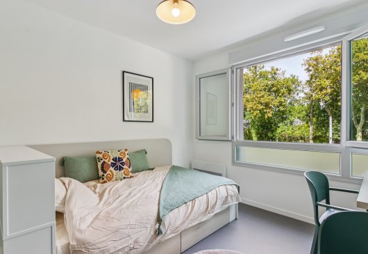 Studio lit simple en résidence