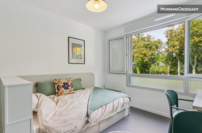 Studio lit simple en résidence