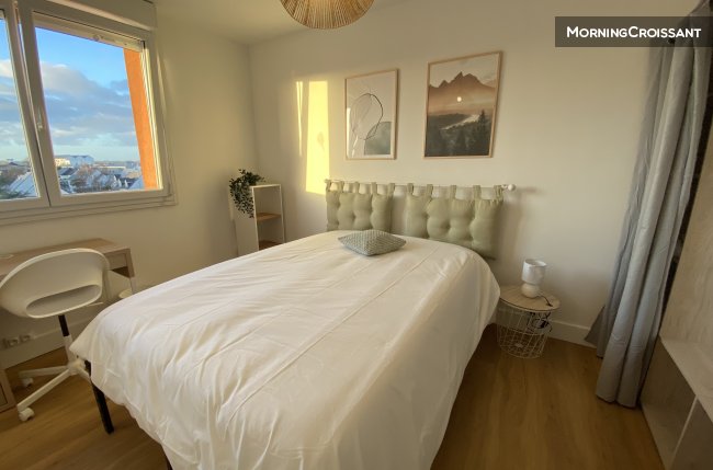 Chambre meublée cosy en coloc