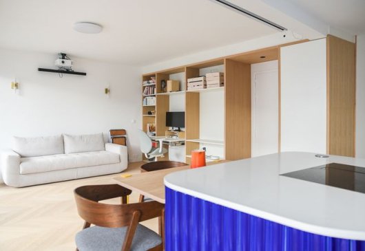 Grand T2 lumineux, balcon et clim