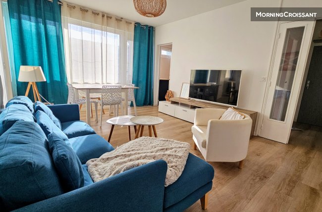 4 chambres -balcon - tram - parking