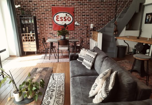 Loft T2 bis en duplex avec terrasse