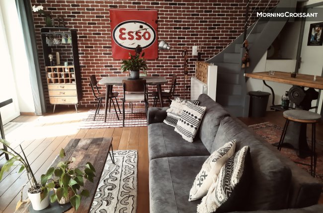 Loft T2 bis en duplex avec terrasse