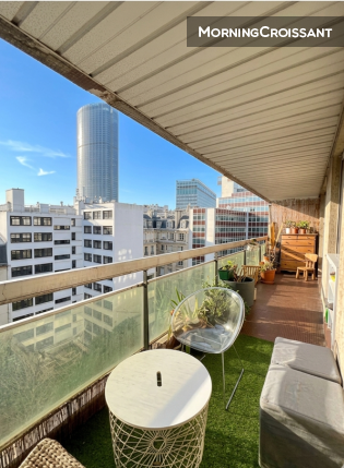 Centre paris avec terrasse