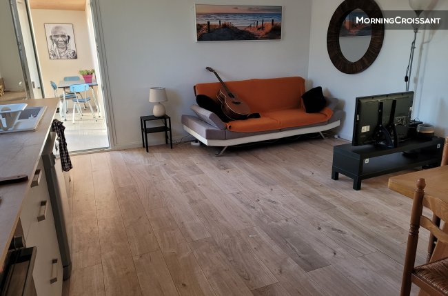 Appart T4 jardin veranda calme, mer