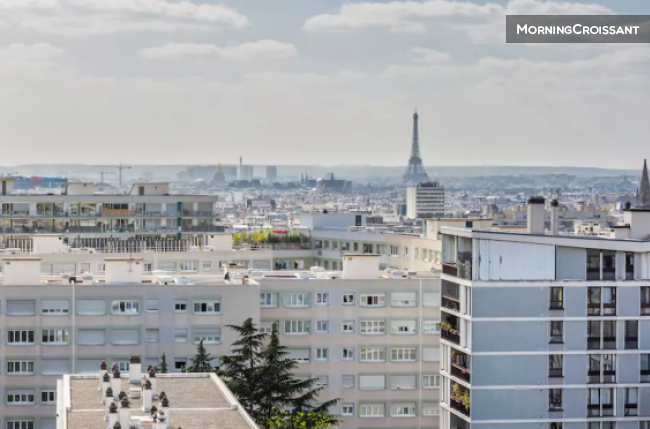 Vue sur la Tour Eiffel