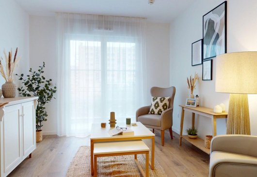 2 pièces neuf proche centre