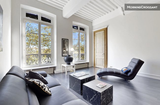 T2 Meublée Vue Rhône Lyon centre